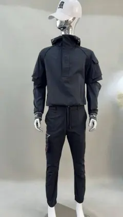 ジーフォアメンズセットアップ G/FORE ブラック アウターとパンツセット