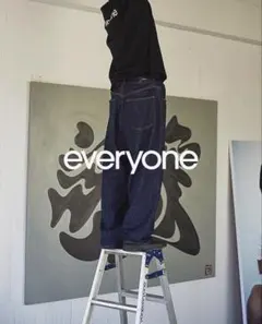 everyone sort denim pants indigo XLのサムネイル