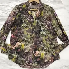 美品⭐️ポールスミスコレクション 長袖シャツ 花柄 ボタニカル 総柄 M