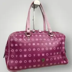 美品　ANNA SUI ミニボストンバッグ　ハンドバッグ　トートバッグ　ピンク系