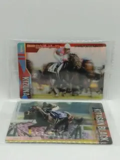 サラブレッドホースコレクションウエハース　第2R キズナ＆キタサンブラック