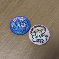 ナルミヤキャラクターズ 刺繍缶バッジビスケット