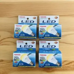 【美品】TOSHIBA LED電球　4個セット（電球色 ４個）のサムネイル