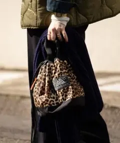 11/6迄お値下！　フリークスストア×グレゴリー　レオパード チンチ　巾着バッグ