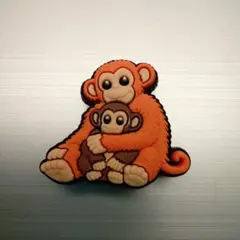 新品 パンチくん ジビッツ クロックス オランウータン ステッカーつき