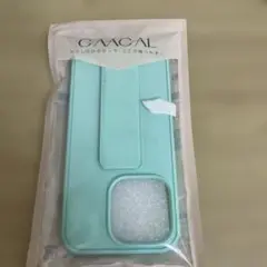 GAACAL ミント色 iPhoneケース キックスタンド付き