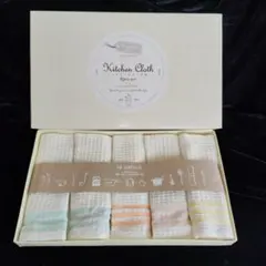 ★新品★『la nature』色とりどりの可愛いキッチンクロス 5枚セット