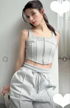 【RESEXXY】センターZIPコルセットトップスのサムネイル