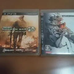 モダンウォーフェア2とメタルギアソリッド4　PS3