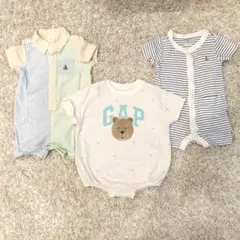 GAP クマデザインロンパース3点セット 6-12month