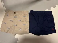 Ralph Lauren ハーフパンツ 12M ベージュ・ネイビー