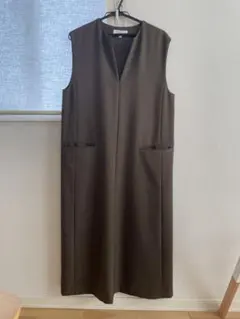 BEAUTY & YOUTH ノースリーブワンピース M ブラウン