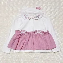 coeur a coeur110cm 長袖トップス　キティコラボ　ピンク