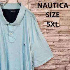 Nautica USA規格 綿100% 刺繍 ビッグサイズ ゴルフ ポロシャツ
