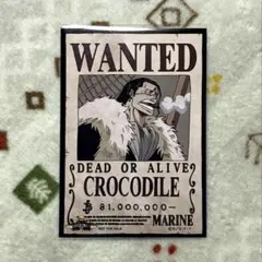 【ワンピース】クロコダイル（麦わらストア 手配書ブロマイド）