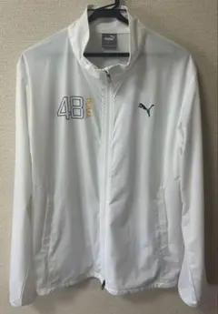 値下げ！【美品】PUMA ゴルフ　白　ホワイト ジャケット　XL メンズ