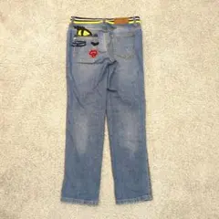 希少 エルマンノシェルビーノ デニム M ジーンズ インディゴ ギミック