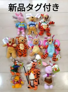 新品タグ付き ディズニーストア くまのプーさん ぬいぐるみ まとめ売り