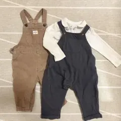 H&M オーバーオール3枚セット 70㎝