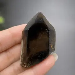 天然石 山東省産 モリオンクラスター黒水晶★原石★魔除け★浄化