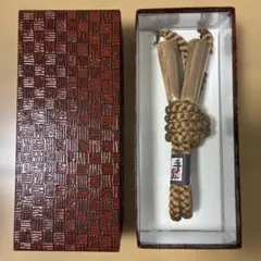 《新品・未使用》男性用 羽織紐 茶色 和装小物
