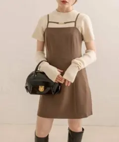バックオープンキャミワンピース　OLIVE des OLIVE