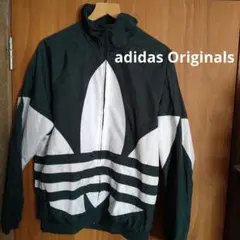 adidas Originalsビッグ トレフォイル トラックナイロンジャケット