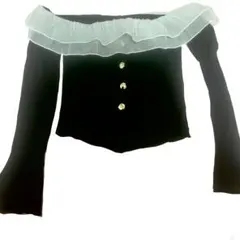 オフショル オフショルダー ふりふり フリル shien