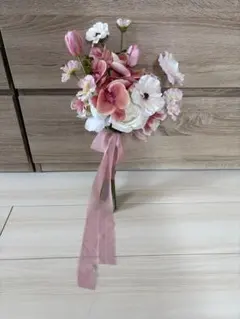 ウェディングブーケ　アーティシャルフラワー