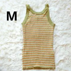 ♥新品タグ付きレディーストップスForever21タンクトップサマーニットМ
