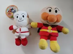 アンパンマンと食パンマンのぬいぐるみセット