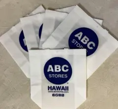 新品未使用　ABC STORES エコバッグ ホワイト５枚のサムネイル