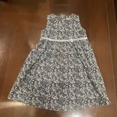 花柄ノースリーブワンピース