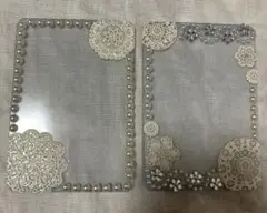 【2枚セット】硬質ケースB8 トレカケース デコ シール ハンドメイド