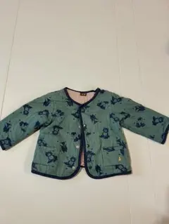 動物柄緑色ジャケット