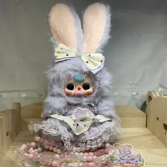 babythree マキアートミニラビットバッグ パープル④