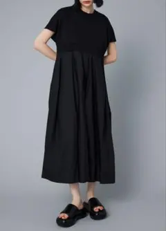 RIM.ARK Plumpy knit OP ニットワンピース ネイビー 36 - メルカリ