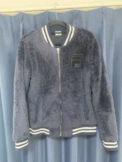 【Lサイズ】FILA フリースジャケット ネイビー