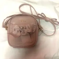 LIZLISAリボン ショルダーバッグ ピンクのサムネイル