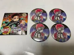 鬼滅の刃 原作缶バッジ第4弾 猗窩座4点セット‼️