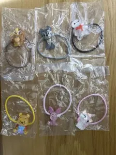 ディズニーキャラクターtwinkleヘアゴム6個セット
