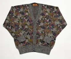 ​【希少】MISSONI UOMO 総柄カーディガン アルパカ ヒューマン