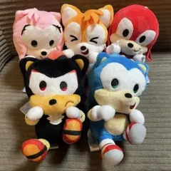 ラウンドワン限定 ソニック ぴょこぴょこぬいぐるみ コンプリート