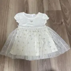 H&M レース　チュールスカート　ワンピース