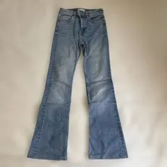 ZARA ハイライズ フレアデニムパンツ 38のサムネイル