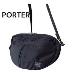 美品✨PORTER ポーター タンカー ハーフムーン ショルダーバッグ 黒