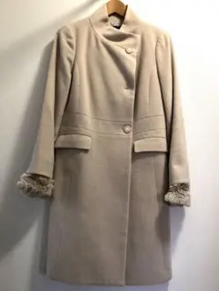 DANAPARIS ロングコート アルパカ毛 ベージュ - メルカリ