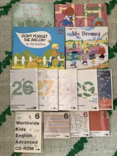 ワールドワイドキッズイングリッシュ stage6 4点セット WWK ベネッセ