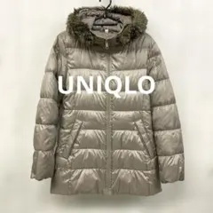 UNIQLO ユニクロ ダウンコート レディース Mサイズ ベージュ