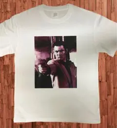 未着用　菅原文太　Tシャツ　白　綿100% Lサイズ